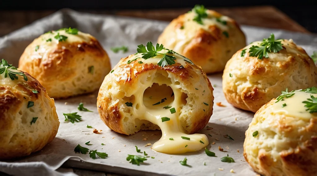 Pillsbury Biscuit Garlic Butter Cheese Bombs