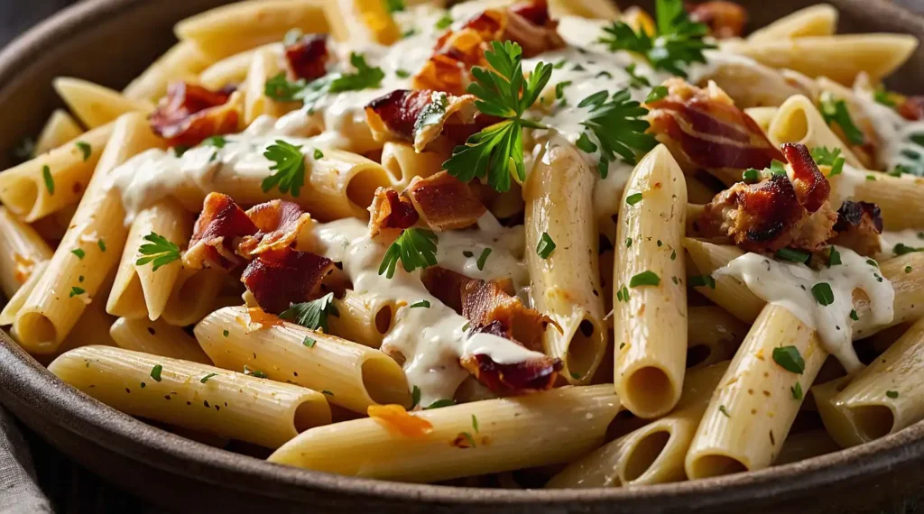 Easy Crack Chicken Penne