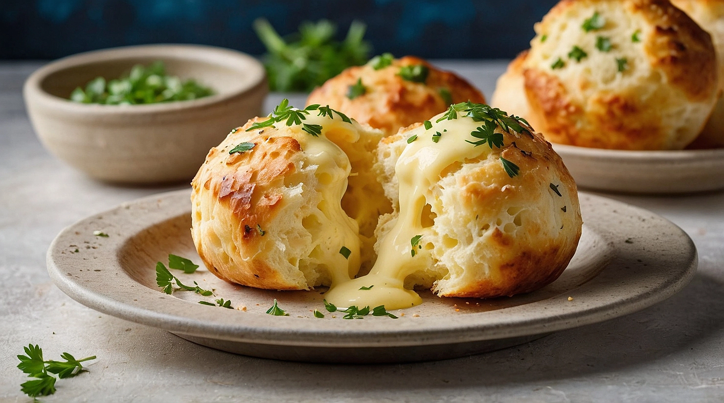 Easy Cheese Bombs with Biscuits – Garlic Butter